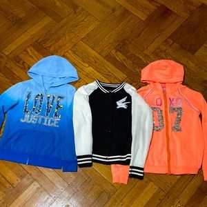 Bundle of 3 Girls sweatshirts- size 10-14